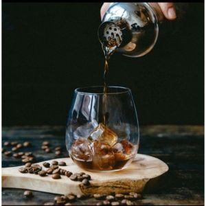 JE.ID Gelas Minum Aesthetic Gelas Kaca Model Unik Gelas Kopi Tahan Panas Gelas Cocktail Gelas Puding Glass Whiskey Glass Transfaran  Cangkir Unik