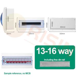 Distribution box ABS plastic switch box waterproof junction box way open circuit breaker
