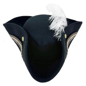 Embroidery Fedoras Caps for Pirate Costume Cosplay Pirate Props Kids Play Pirate Caps for Kids Halloween Outfit