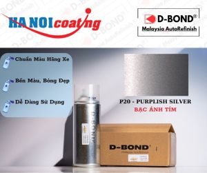 Sơn Xịt Xóa Vết Xước Ô TÔ TOYOTA VELOZ CROSS Màu BẠC ÁNH TÍM Code P20 - PURPLISH SILVER Chính Hãng D-BOND Chất Lượng Cao