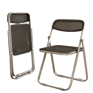 Minimalist Rattan Design Foldable Chair / Space - Saving / Office Chair / Dining Chair / Simple Outdoor Chair / Fireheart Warrior