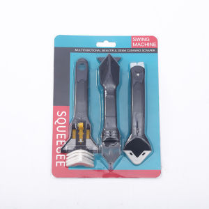 3 in 1 Multifunctional Seam Cleaning Squeegee Scraper Sealant Caulking Glue Removal Tools Bathroom Kitchen Window Sink