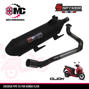 SPYKER Muffler V3 for Honda Click Full System Exhaust
