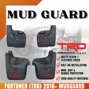 CPO FORTUNER 2016-2023 GR-SPORT 4PCS MUDGUARD (10368)