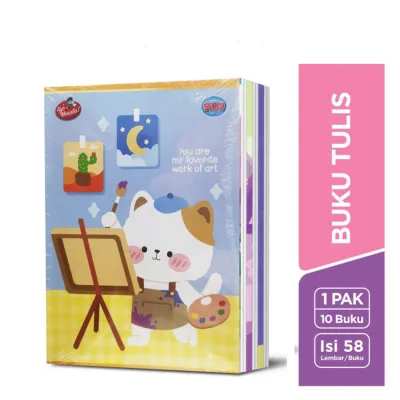 Buku Tulis Sidu 58 32 38 / Sinar Dunia 1 Pak (10 buku) / Buku Tulis Kwarto / Keep Blessing