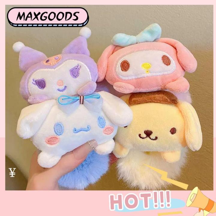 MAXG Kawaii Sanrio Hair Circle Cartoon Cinnamoroll Rubber Bands Cute ...