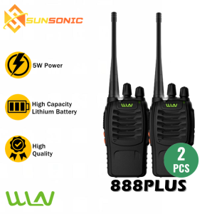 WLN 888plus UHF 400-470MHz 5W Two Way Walkie Talkie Radio  - SET OF 2