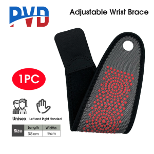 PVD 1PCS Self Heating Wrist Band Magnetic Therapy Support Brace Fitness Wrist Guard Warmer Compression Pain Relief Wristband Belt for Women Men