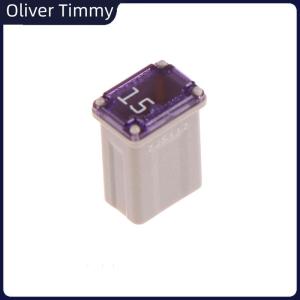 [Oliver Timmy] Mini Square Fuse 15A 20A 25A 30A 40A PEC Automotive Car Fuse Tube Waterproof Fuse Box For Socket