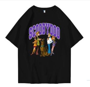 Vaba Kaos Distro Ukuran JUMBO S M L XL XXL Bahan Katun Kombed 24s Dan 30s Bisa Untuk Pria Atau Wanita Kaos Tangan Pendek Sablon Motif Scoobydoo Tshirt