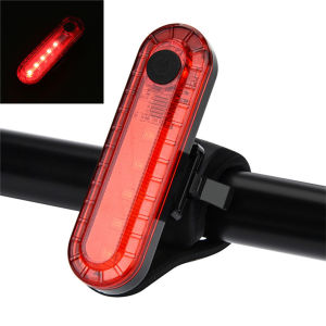 120Lumens Bicycle Rear Light USB Rechargeable Cycling 4 Modes LED Tail Light Waterproof MTB Road Bike Taillight Bicycle Lamp