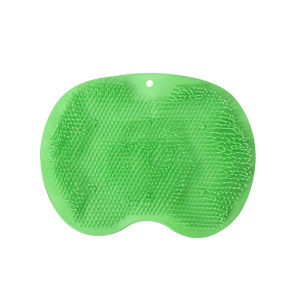 Tấm chà lưng thảm chà chân chống trượt bằng silicon có thể dán tường có móc treo tiện lợi trong phòng tắm M87