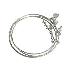Flower Wreath Cutting Dies Carbon Steel Die Cut Decorative Embossing Paper Die for Card Making Scrapbooking Paper Craft