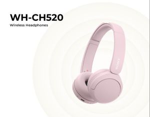 Sony WH-CH520 Wireless Headphones CH520 | 50 Hours Battery | CH520 | Bluetooth Connectivity