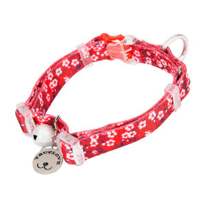 TRUELOVE Lightweight Cat Collar Adjustable Pet Collar Escape Proof Durable Comfortable Soft with Pendant and Bell for Kittens Cats