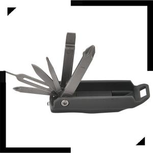 ❣💕WonderfulBuyinge 5ใน1เครื่องมืออเนกประสงค์แบบพับได้สะดวกเครื่องมือรวมกันเป็นสเตนเลสสตีลอุปกรณ์เสียบการ์ดในครัวเรือน