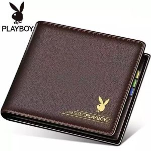 JYLUXURY Playboy Men Wallet Dompet Lelaki Leather Short Purse Men  JYLUXURY Playboy Lelaki Wallet Dompet Lelaki kulit Purse pendek Lelaki