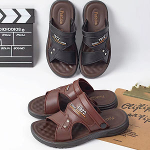 i Fashion Shoesรองเท้าชายหาดสุดคลาสสิกของผู้ชาย สวมใส่ได้สองแบบเป็นรองเท้าแตะและรองเท้าแตะ กันน้ำ กันลื่น และทนต่อการสึกหรอ