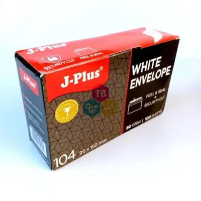 AMPLOP JP MERAH 104 J-PLUS / AMPLOP PUTIH