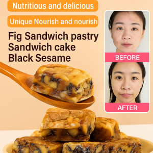 Sandwich Pie Individual Packs Snacks Walnut Clip Black Sesame Sandwich Pie Fig Dried Fruits