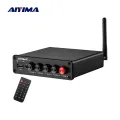 Aiyimaบลูทูธ 5.0 TPA3116 เครื่องขยายเสียงซับวูฟเฟอร์ 50wx2 + 100 วัตต์USBไฮไฟสเตอริโอดิจิตอล 2.1 เสียงลำโพงเครื่องขยายเสียงพลังเสียงแอมป์. 