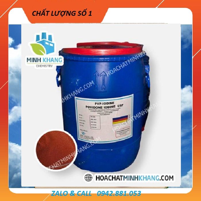 PVP IODINE - Iodine dạng bột - Hoá chất diệt khuẩn