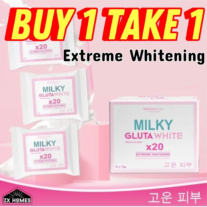 MOCHI [BUY 1 TAKE 1] MILKY GLUTA WHITE SOAP ORIGINAL X20 EXTREME ...