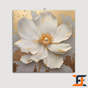 HIASAN DINDING 20X20 BUNGA AKRILIK MINIMALIS WALLDECOR NUANSA ACRYLIC FLOWER OIL PAINTING MINIMALIS HIASAN DAN PAJANGAN RUMAH  AESTHETIC KEKINIAN