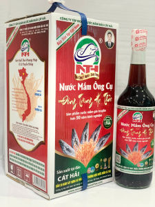 Nước mắm đông trùng hạ thảo 29 độ đạm hộp 4 chai 650ml/chai