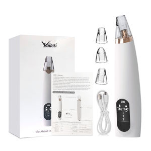 Blackhead Vacuum Suction Remover Rechargeable Facial Pore Cleaner 3 Speed Blackhead Acne Extractor Machine Beauty Instrument