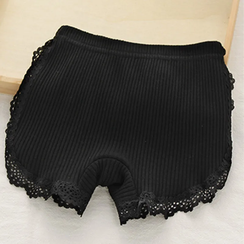 Siyah İnci Cotton Lycra Kids Panties - Trendyol