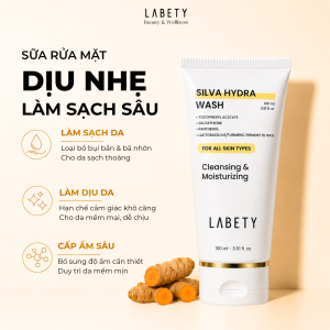 Sữa Rửa Mặt Làm Sạch Dịu Nhẹ Cấp Ẩm Silva Hydra Labety Lành Tính Cho Da Mụn Da Nhạy Cảm