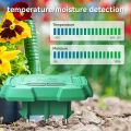 RainPoint Soil Moisture Meter เซ็นเซอร์วัดความชื้นและอุณหภูมิของพืชเชื่อมต่อกับหน้าจอมอนิเตอร์ผ่าน Bluetooth. 