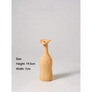 scandinavian Art Ceramic Vase Suitable for Living Room: Morandi Style Home Decoration Vase for Flower Arrangement