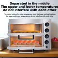 HAILANG Oven  3200W Large capacity Multifunctional baking equipment Cake Bread Pizza Large oven Fully automatic 60L 220V 1 Layer With Timing function With Tray. 