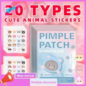 gou 600 miếng dán trị mụn hình động vật hoạt hình miếng dán chăm sóc da dụng cụ trang điểm