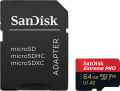SANDISK Extreme PRO Micro SD card ของแท้ 64GB (200/90MB/s, R/W) UHS-I,U3,V30,A2,C10,4K Memory Card เมมโมรี่การ์ด Sdcard กล้อง Gopro โดรน DJI โทรศัพท์. 