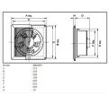 KDK 8" inch Ceiling Mounted Ventilating Fan / Exhaust Fan 20CQT. 