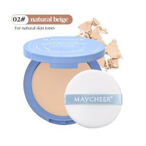 Face Powder Waterproof Oil Control Matte Long-lasting Flawless Setting Powder Face Makeup With Mirror