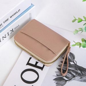 CATHERINE BAGS#721 Korean MINI zipper-wallet for Women designed as coin purse and card holder featuring multiple slots