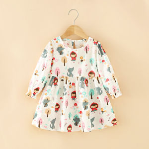 Long Sleeve Baby Girl Dress Princess Dress Korean Style