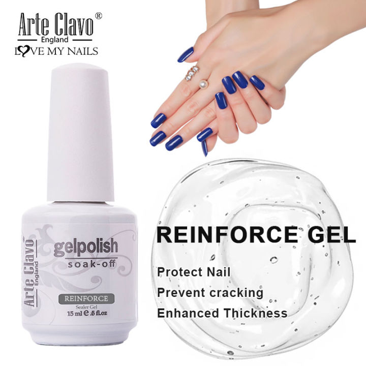 15ml UV LED Soak off Base Coat Gel Enhancer Varnish Nail Gel