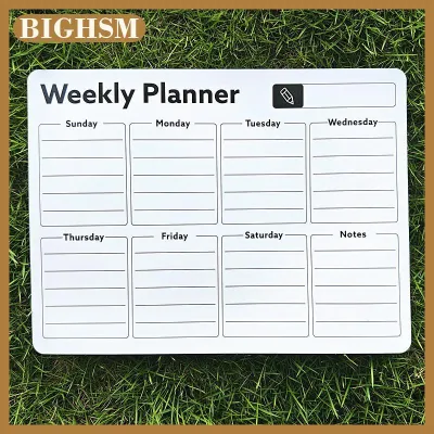 BIGHSM Stylish Magnetic Dry Erase Calendar - Versatile Monthly Planner For Refrigerator - Easy Kitchen Organization & Decor