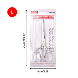 COD Transparent Scissors Handmade Stainless Steel Scissors School Office Supplies INS Style Simple