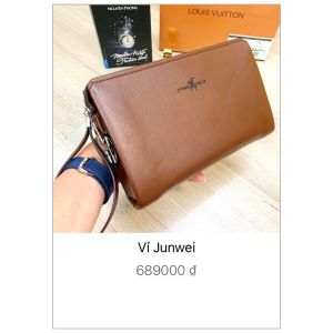 Ví Cầm Tay Khoá Số Junwei 1108 Cao Cấp.Bóp Da Cầm Tay Cao Cấp.Clutch Da Sang Trọng
