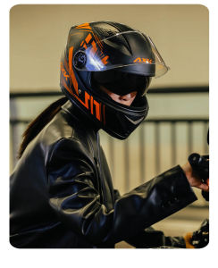 🌟10 days free trial🌟AXK Motorcycle Helmet Full Face Dual Visor Provide after-sales guarantee Suitable for Head Circumference 52-62cm Road Racing Modular Helmets Anti-scratch and wind-proof full face helmet anti-ultraviolet helmet