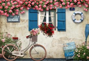 TRANH DÁN TƯỜNG TRANG TRÍ CAFE TRÀ SỮA KT 80CM*1M2