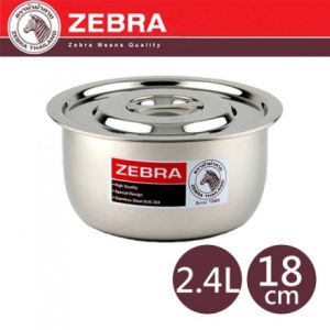 Thố Inox 304 có nắp ZEBRA Indian Chính Hãng nhập khẩu Thái Lan nhiều size đáy dày