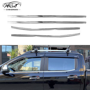 4Pcs Stainless Steel Car Window Trim Car Accessories Car Exterior Decorative for Ford RANGER 2015 2016 2017 2018 2019 2020