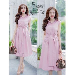 (C0D) MM DRESS WILO / DRESS SANTAI WANITA - SINGLET DRESS SEKUTUT